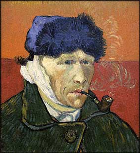 Autoportrait : homme &agrave; la pipe